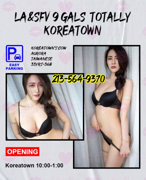 Grand opening/9 gals/bbfs/Change per 10 days 213-564-9370