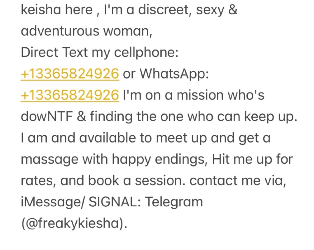 The fantasy that you most craved is here🍑💦+1(336) 582 -4926)