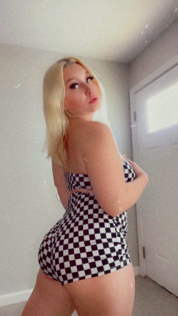 Blonde hair blue eyed girl next door