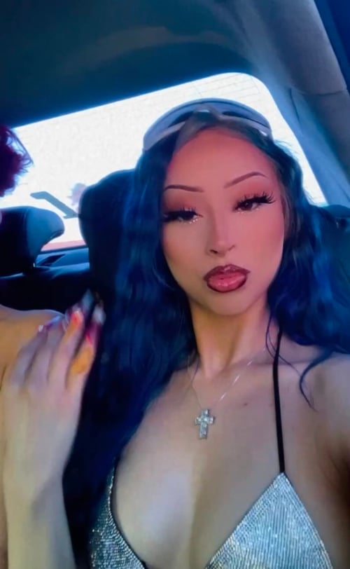 Spicy little firecracker🧨🩵💥👄