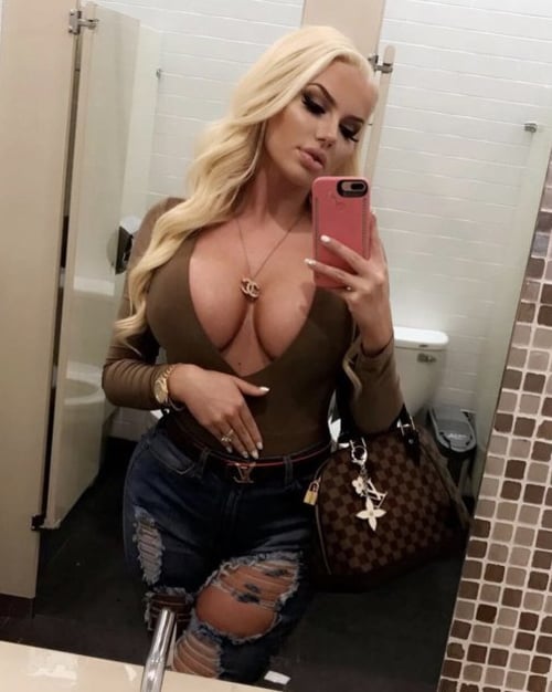 Smoking hot blonde