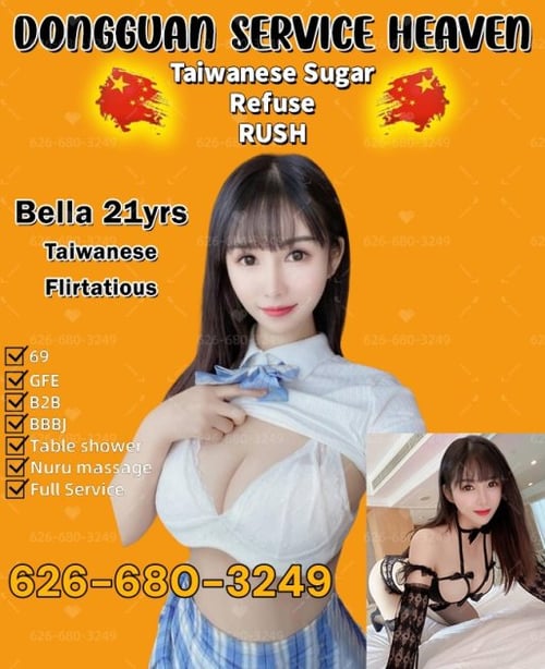 💥Dongguan✅100%no rush✅New Face✅Taiwanese✅626-680-3249