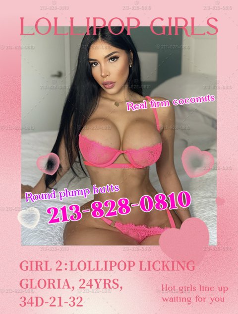 🍩Horny cookie crazy for Lollipops Squeezing&Tickling👅213-828-0810